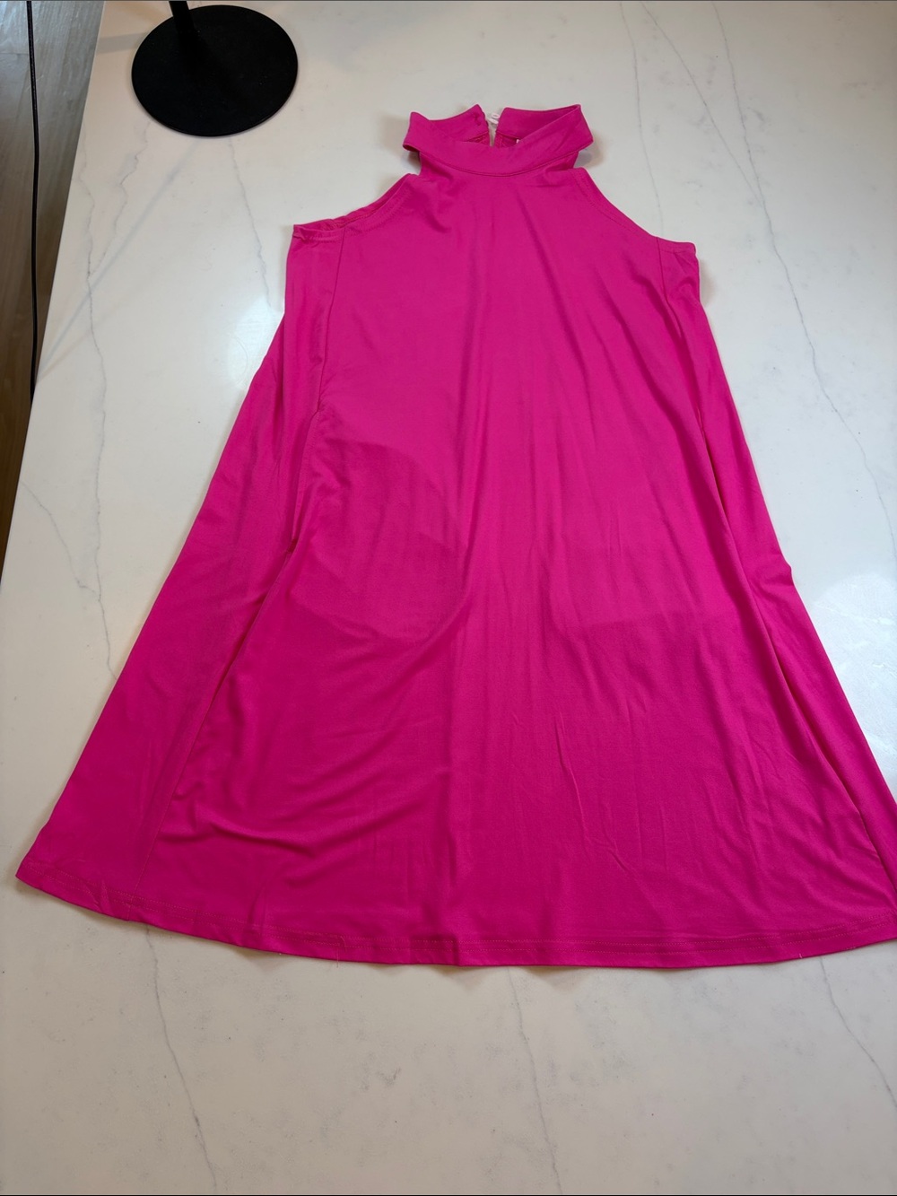 Shift Dress in Hot Pink